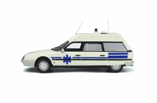 Citroën CX Break Ambulance Quasar Heuliez OttO mobile 1:18 Resinemodell (Türen, Motorhaube... nicht zu öffnen!)